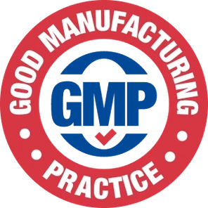 GMP certified seal used in the GLPro artwork