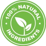 100% Natural Ingredients seal used in the GLPro artwork